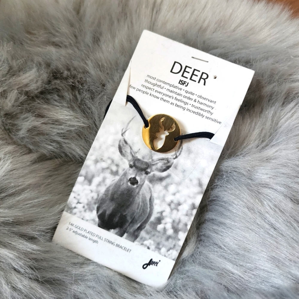 JAECI "Deer" Spirit Bracelet / 2-5" Adj. (NWT)